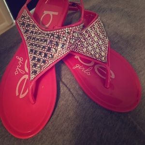 Girls BeBe Embellished Sandals